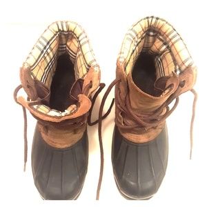 💥 SALE * Black / Brown Duck Boots